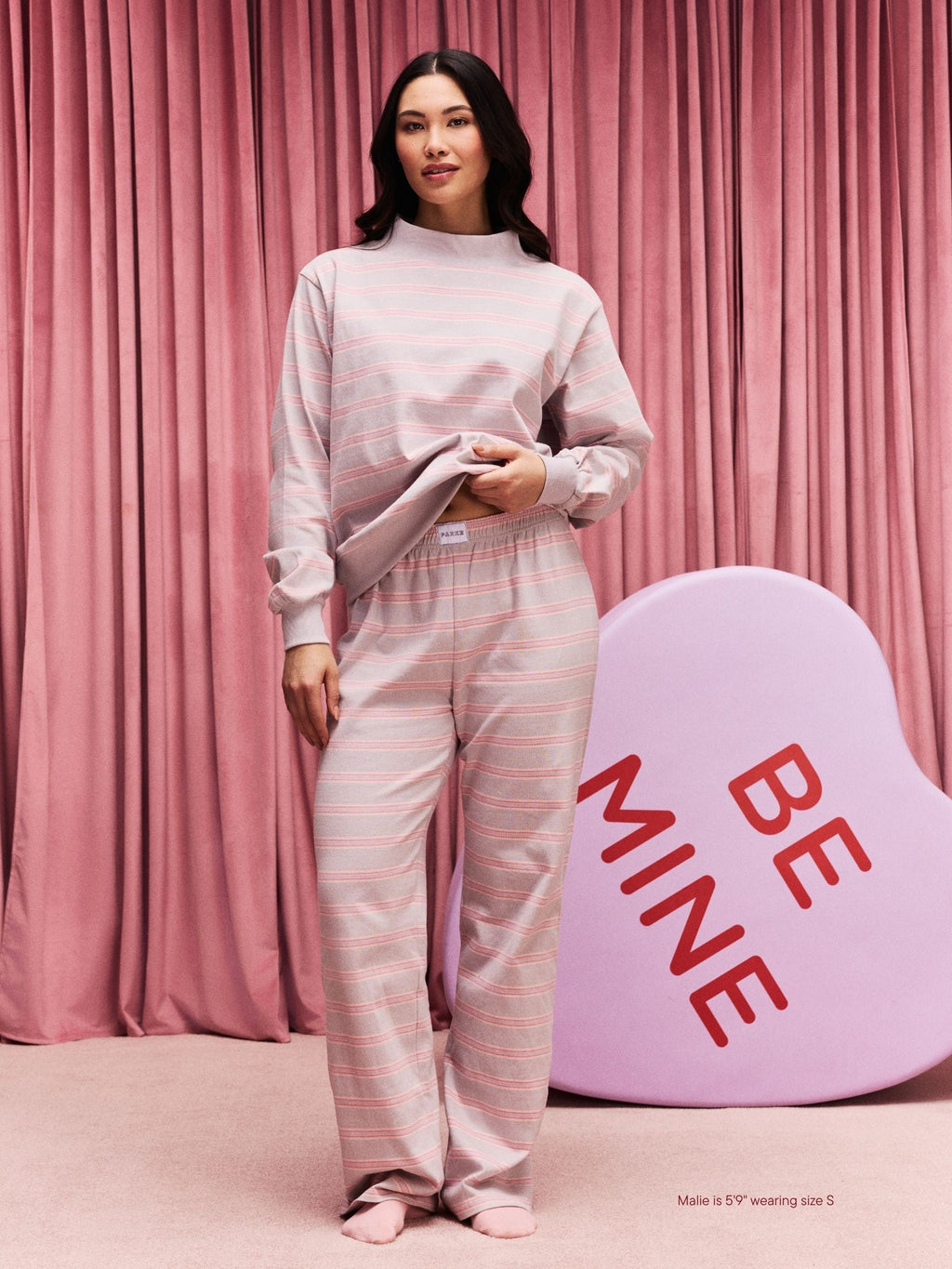 Striped Cotton Boxer Pants - Darling Stripe