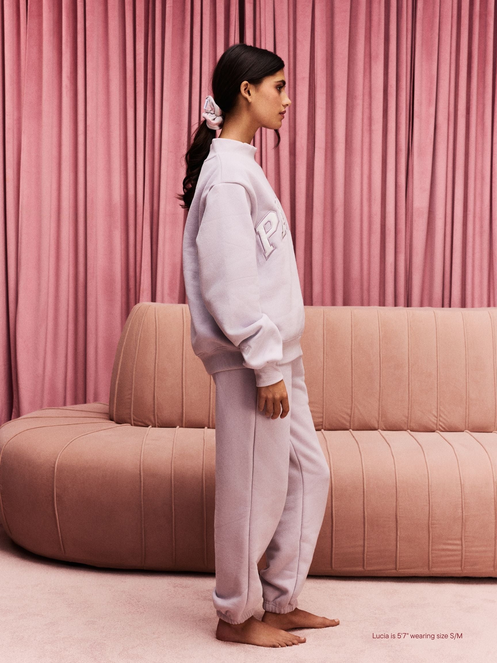 Drawstring Unisex Sweatpants - Lavender