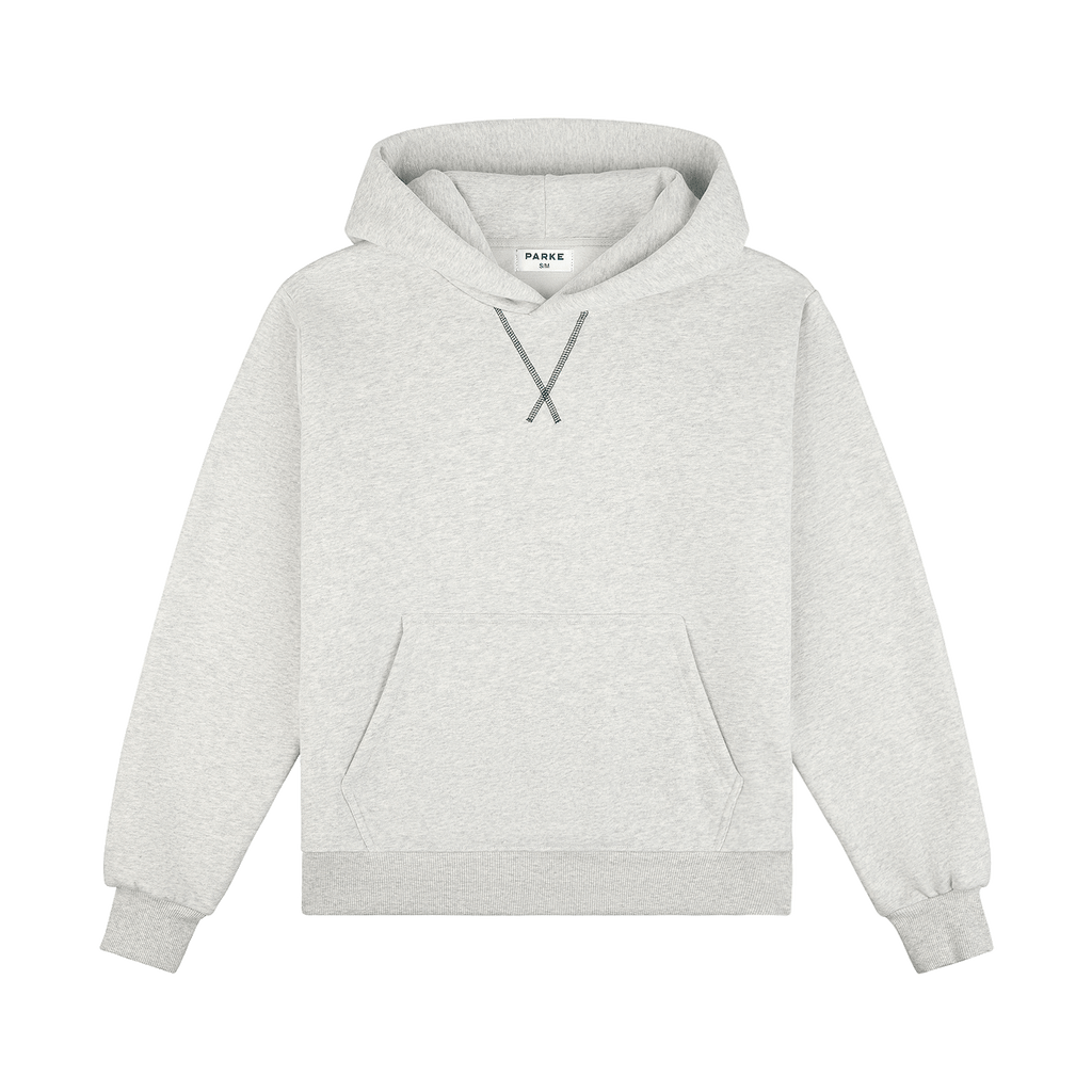 Holiday Classic Hoodie -classic grey + forest