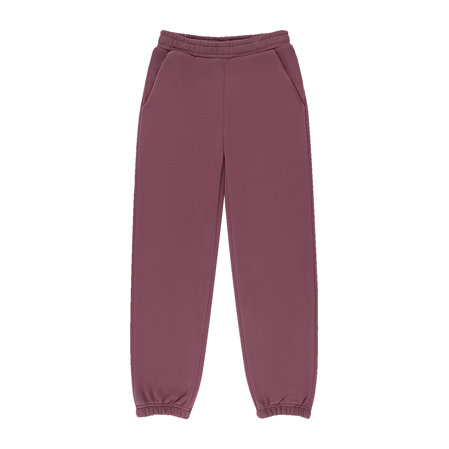 Tonal Drawstring Unisex Sweatpants -eggplant