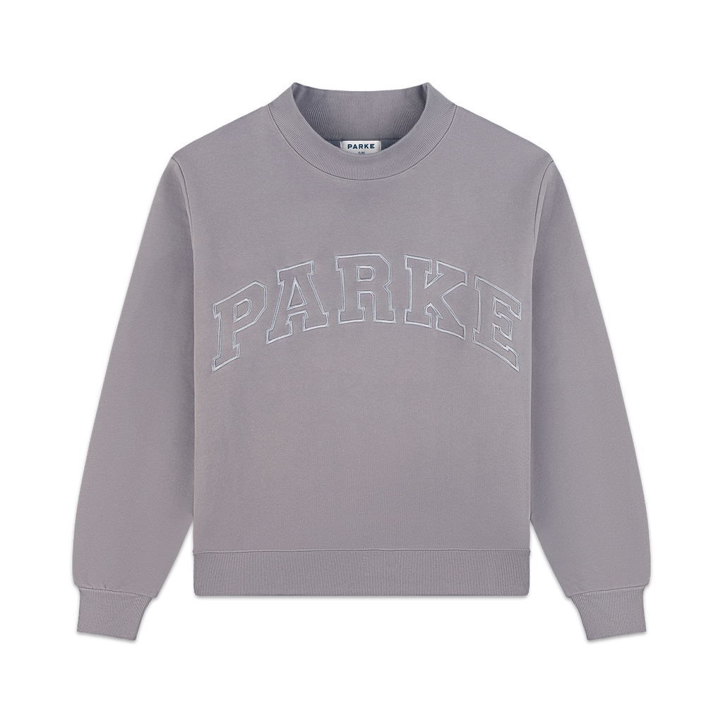 Monochrome Varsity Mockneck -stone