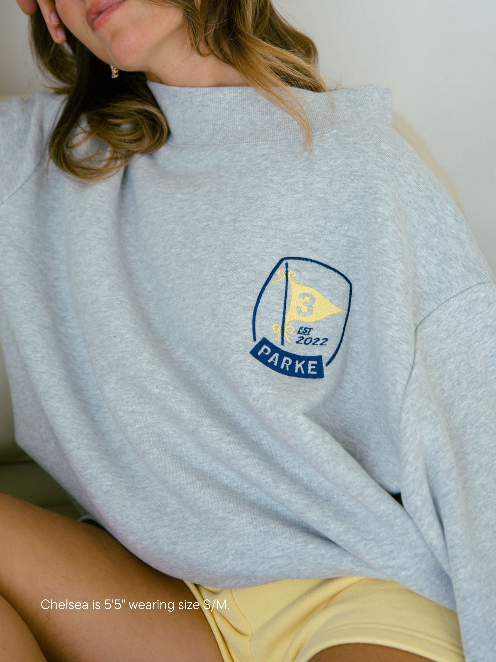 Embroidered Birthday Mockneck