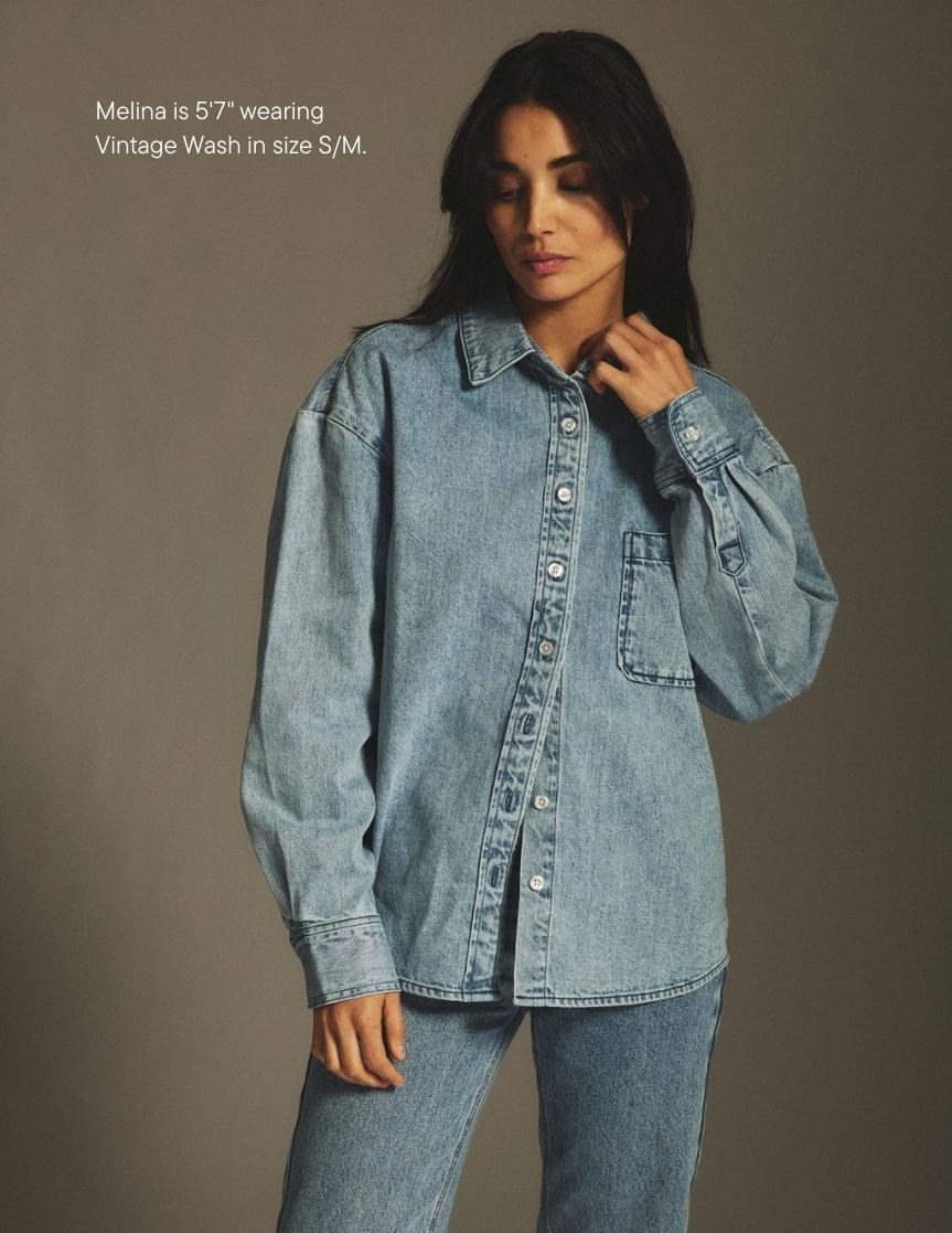 Long Sleeve Denim Shirt