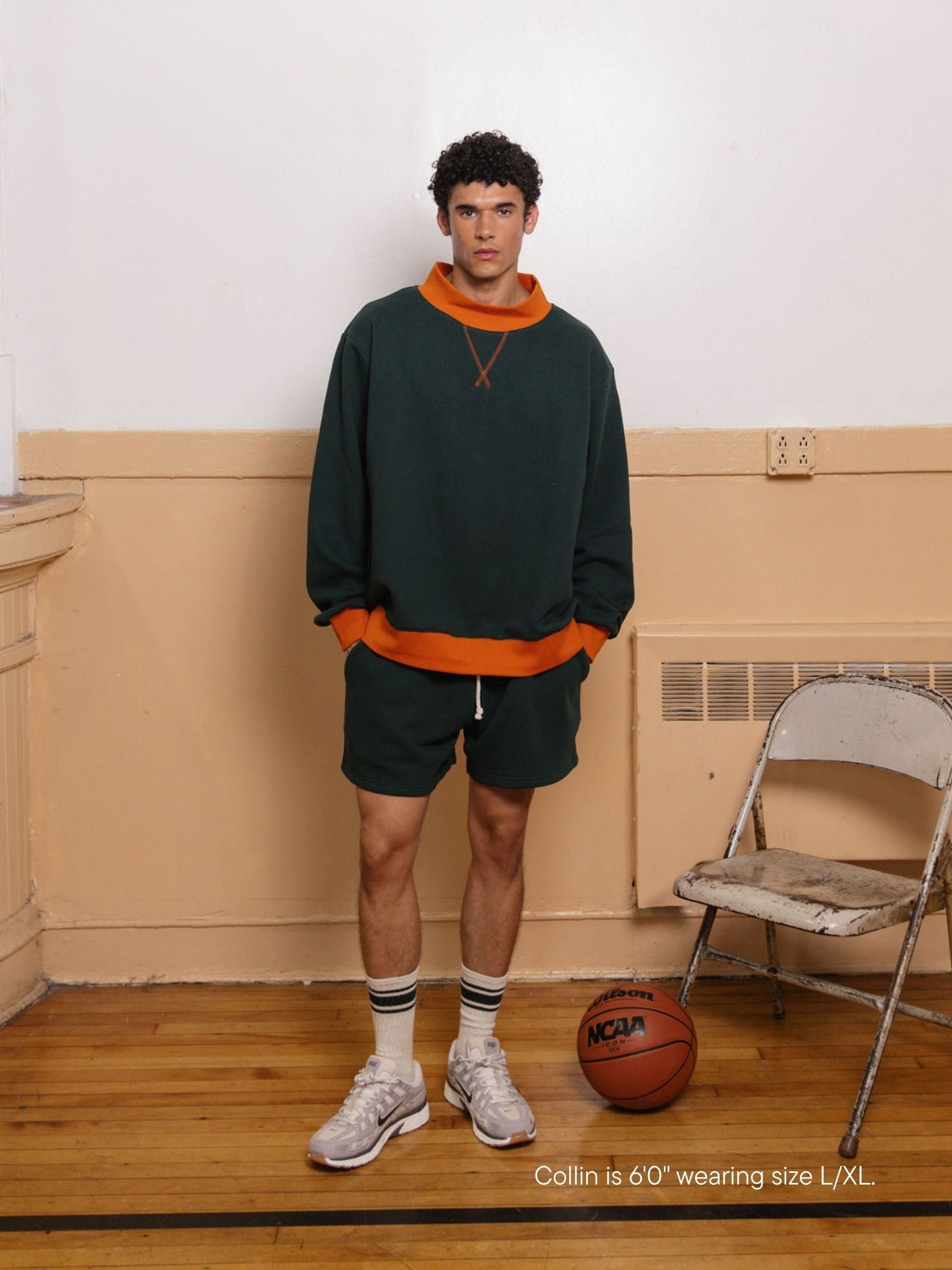 Two Tone Classic Mockneck