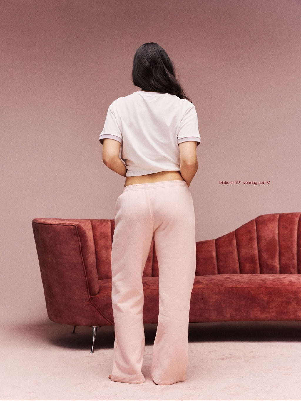 Boxer Sweatpants - Peony