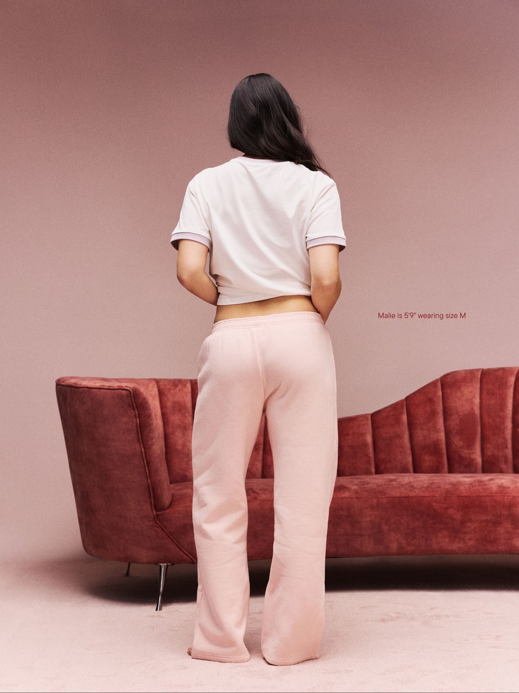 Boxer Sweatpants - Peony