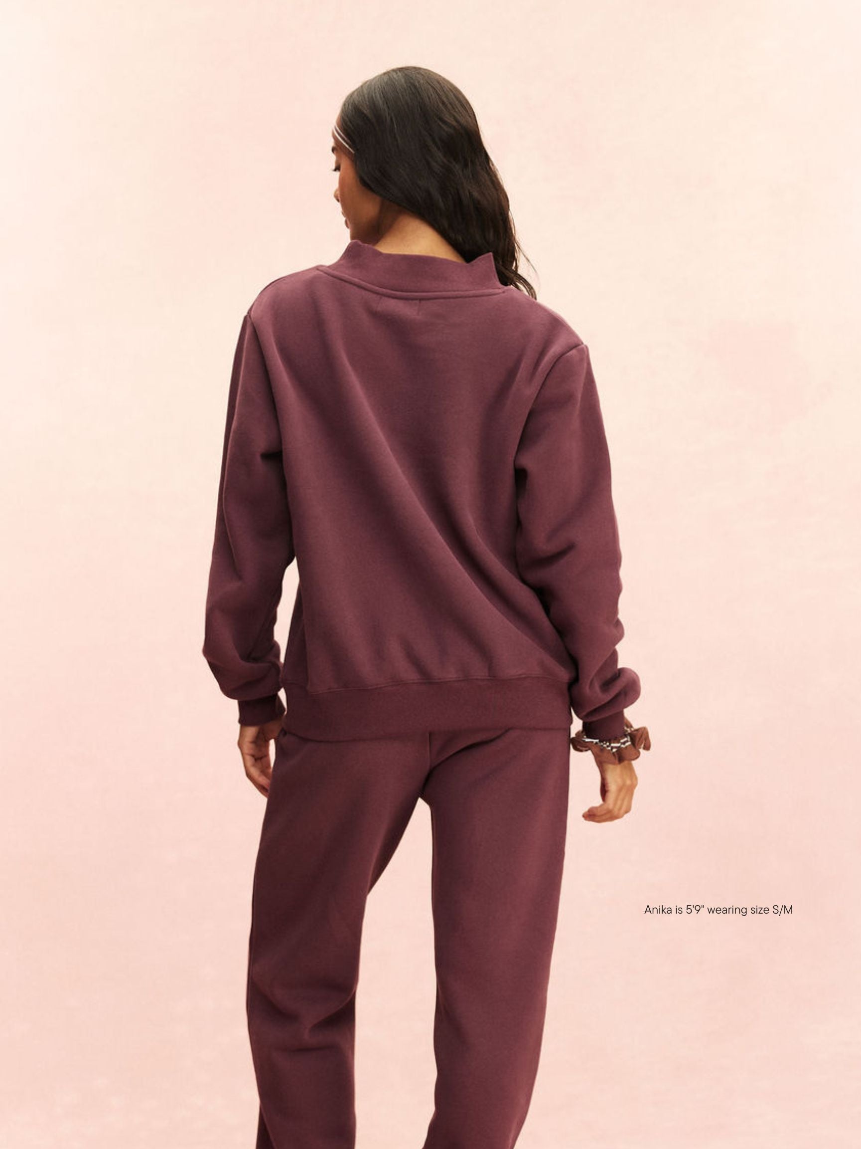 Monochrome Varsity Mockneck