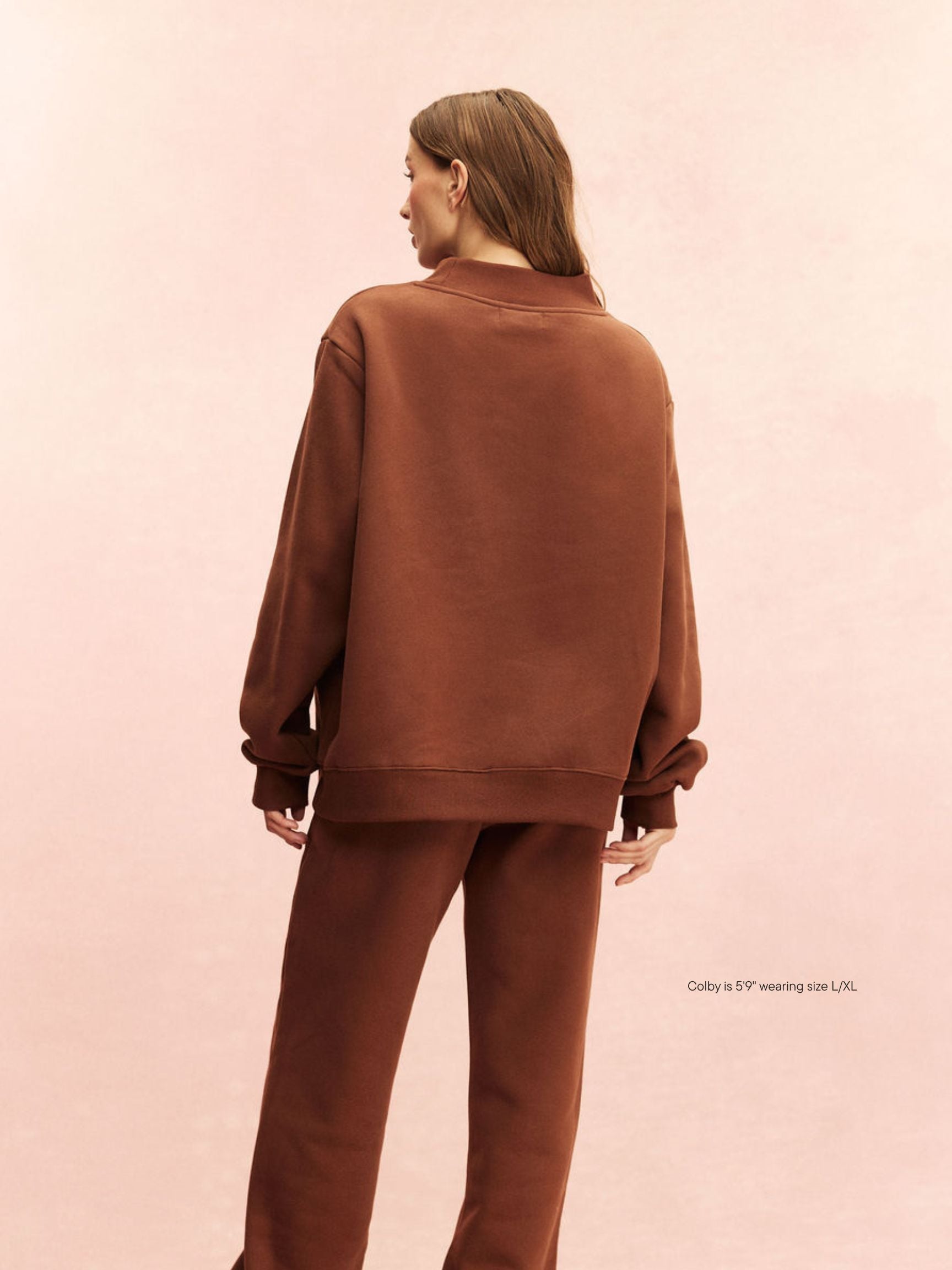 Monochrome Varsity Mockneck