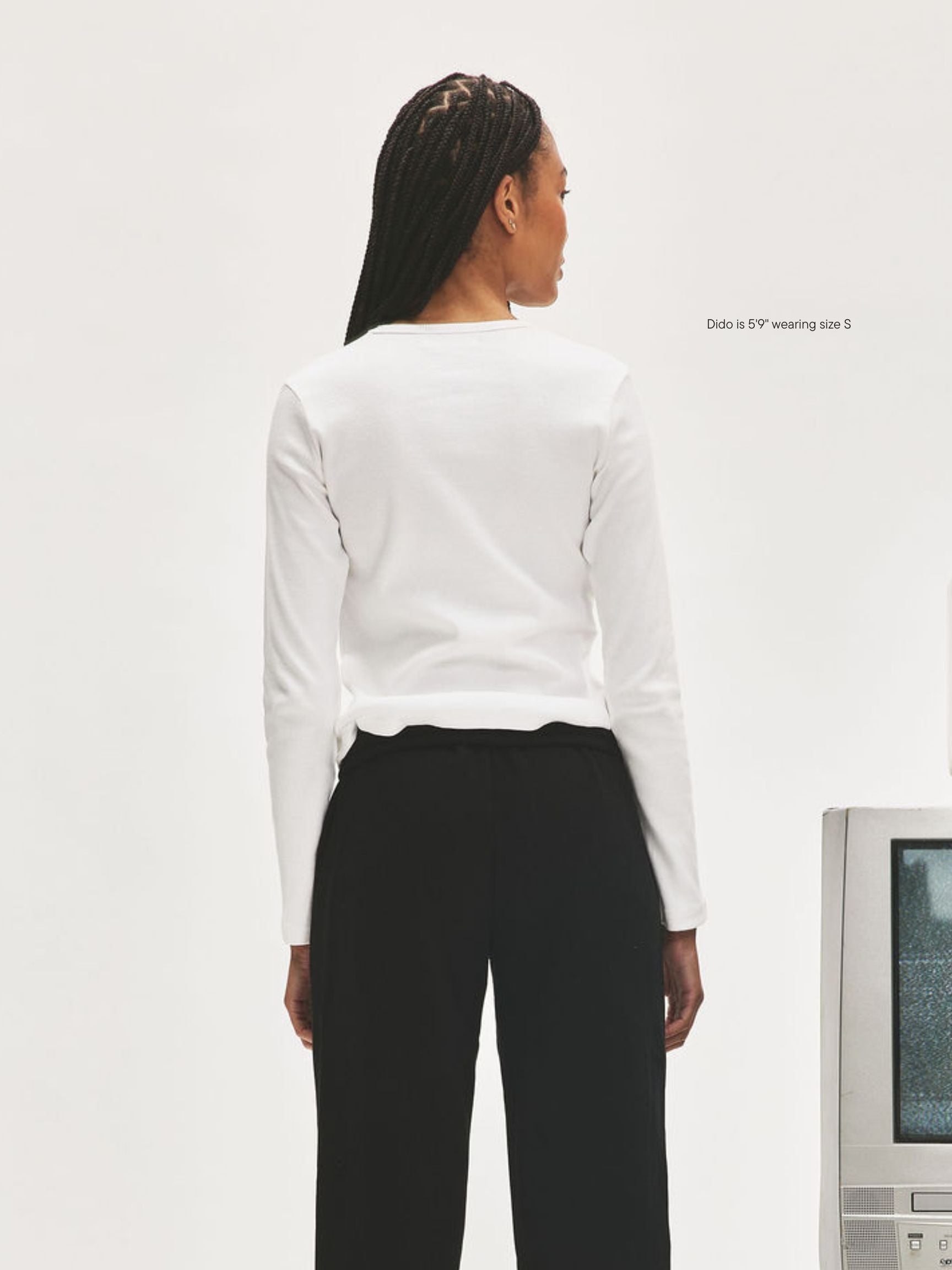 Ribbed Long Sleeve T-Shirt