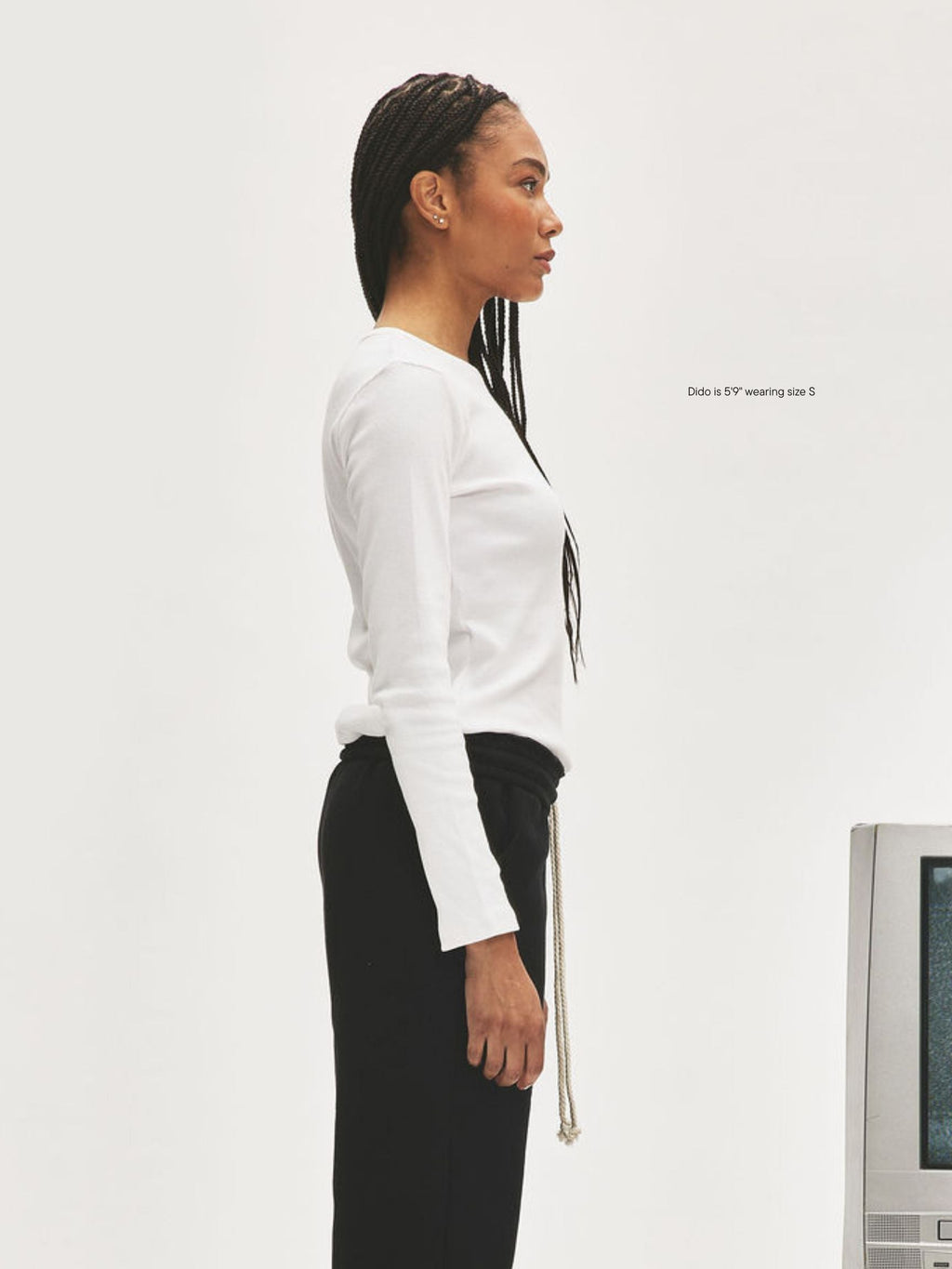 Ribbed Long Sleeve T-Shirt