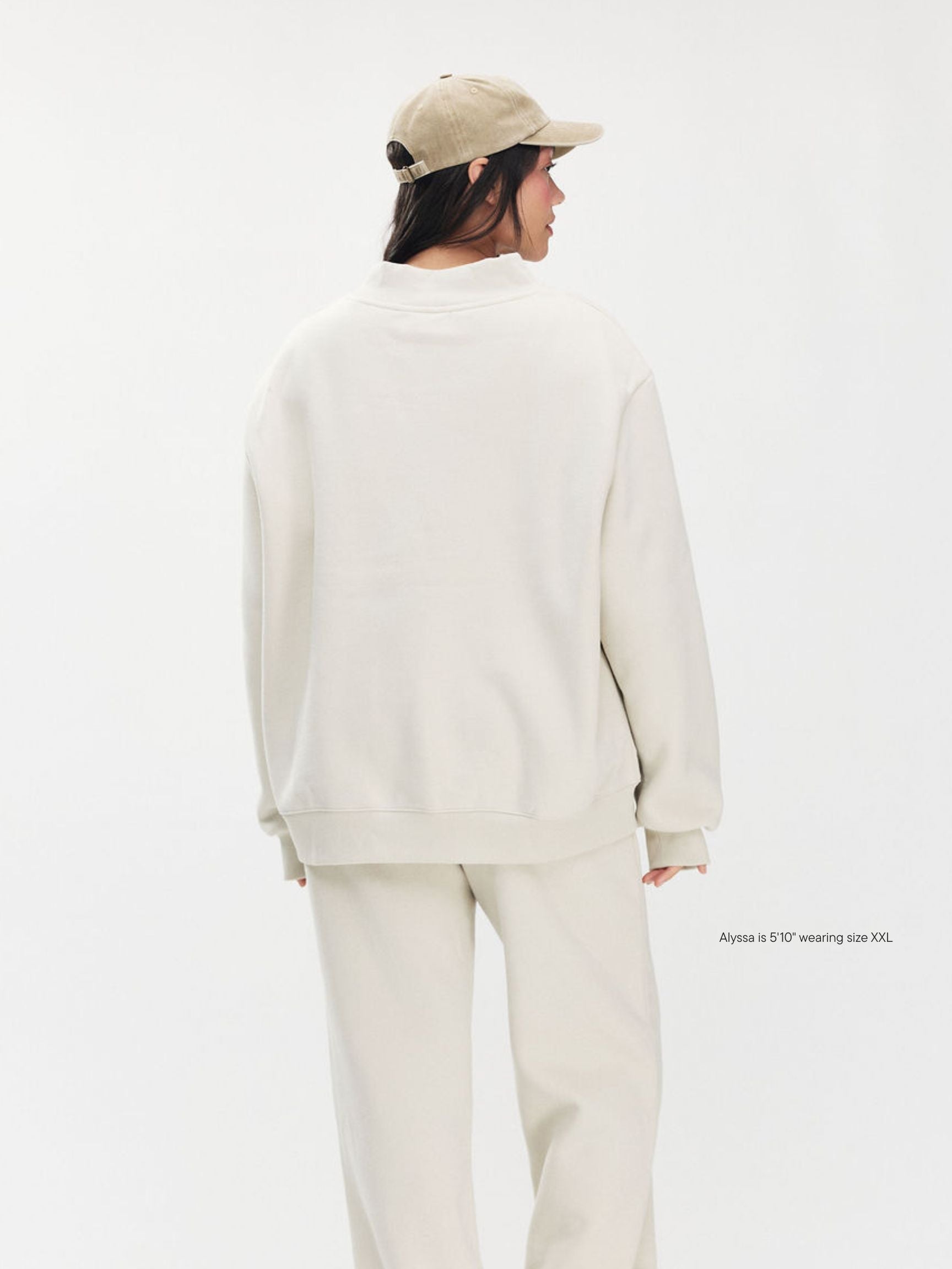 Monochrome Varsity Mockneck