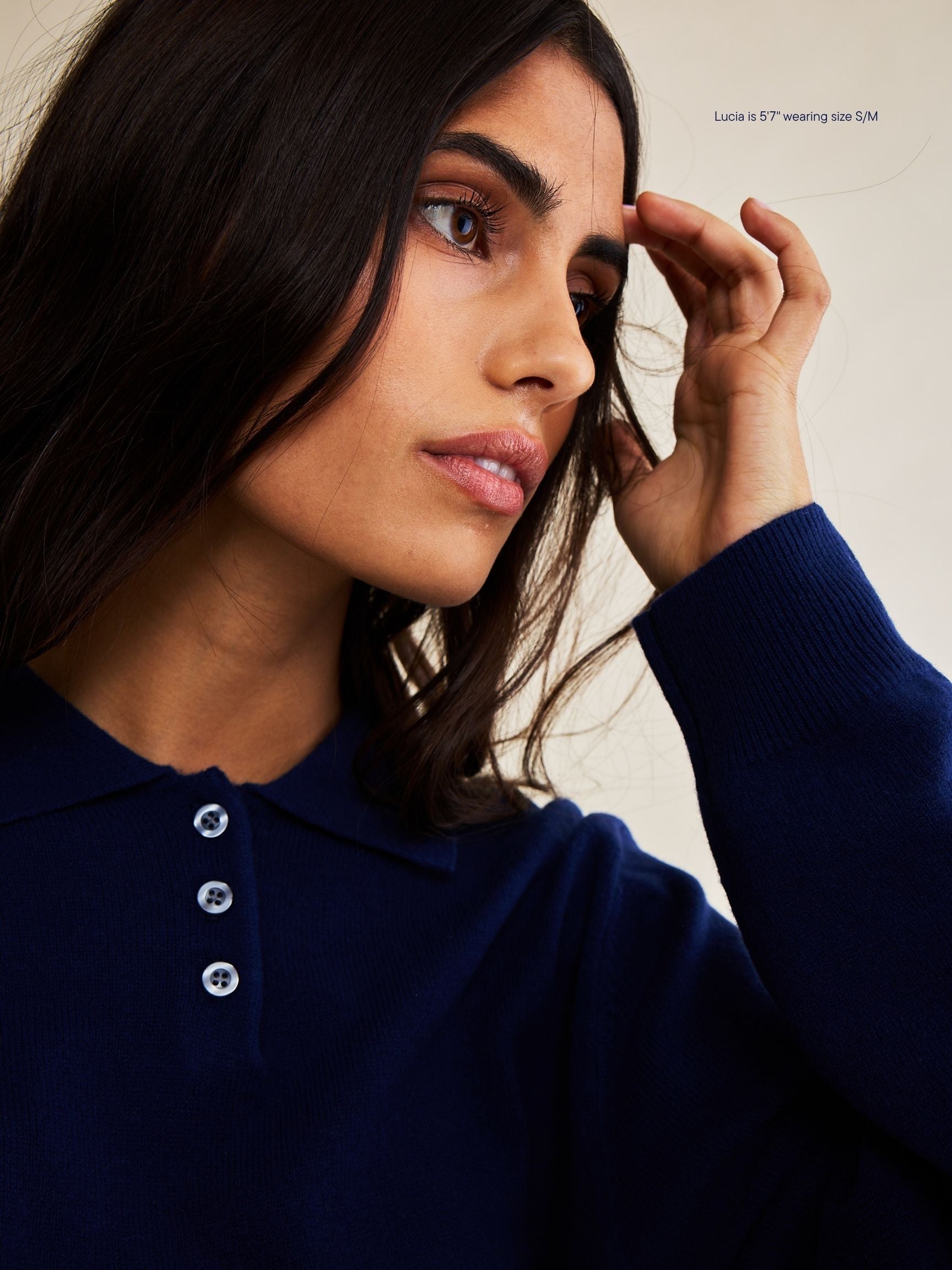 Long Sleeve Classic Polo Sweater