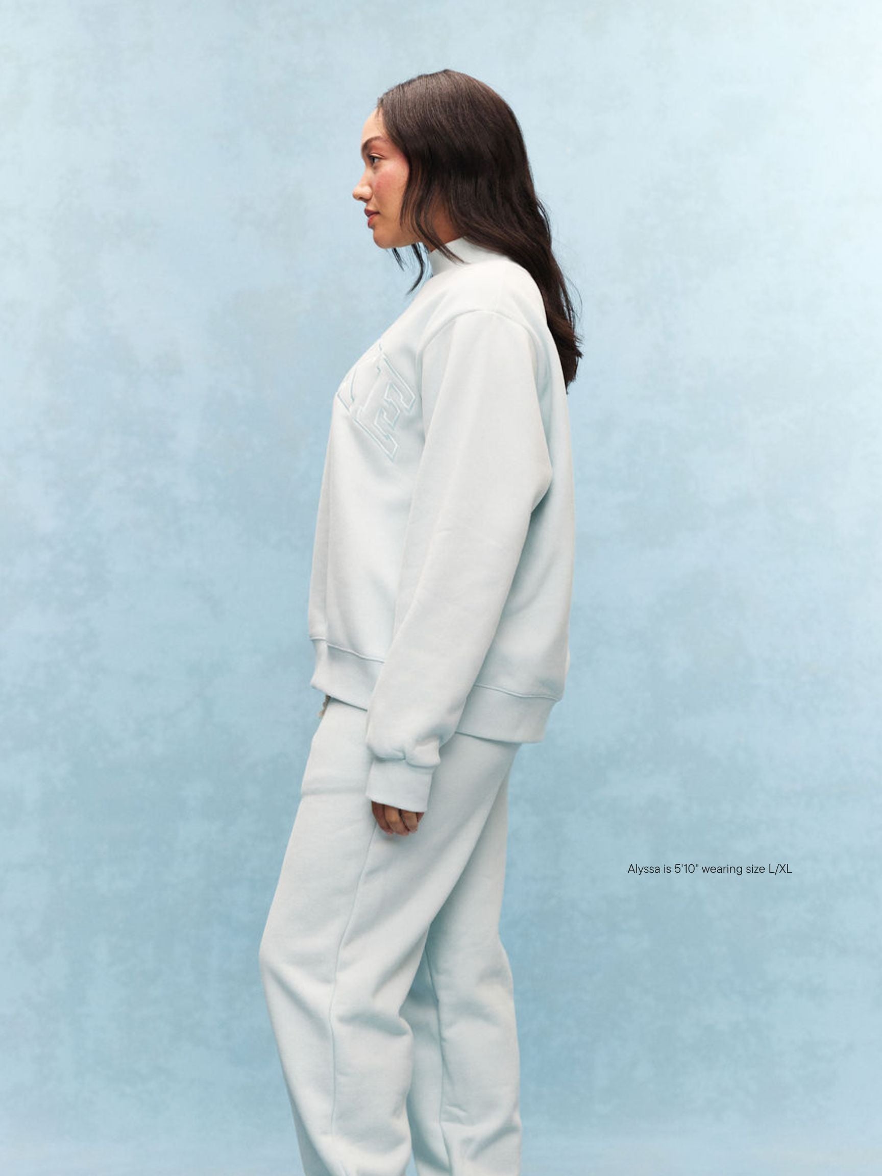 Monochrome Varsity Mockneck