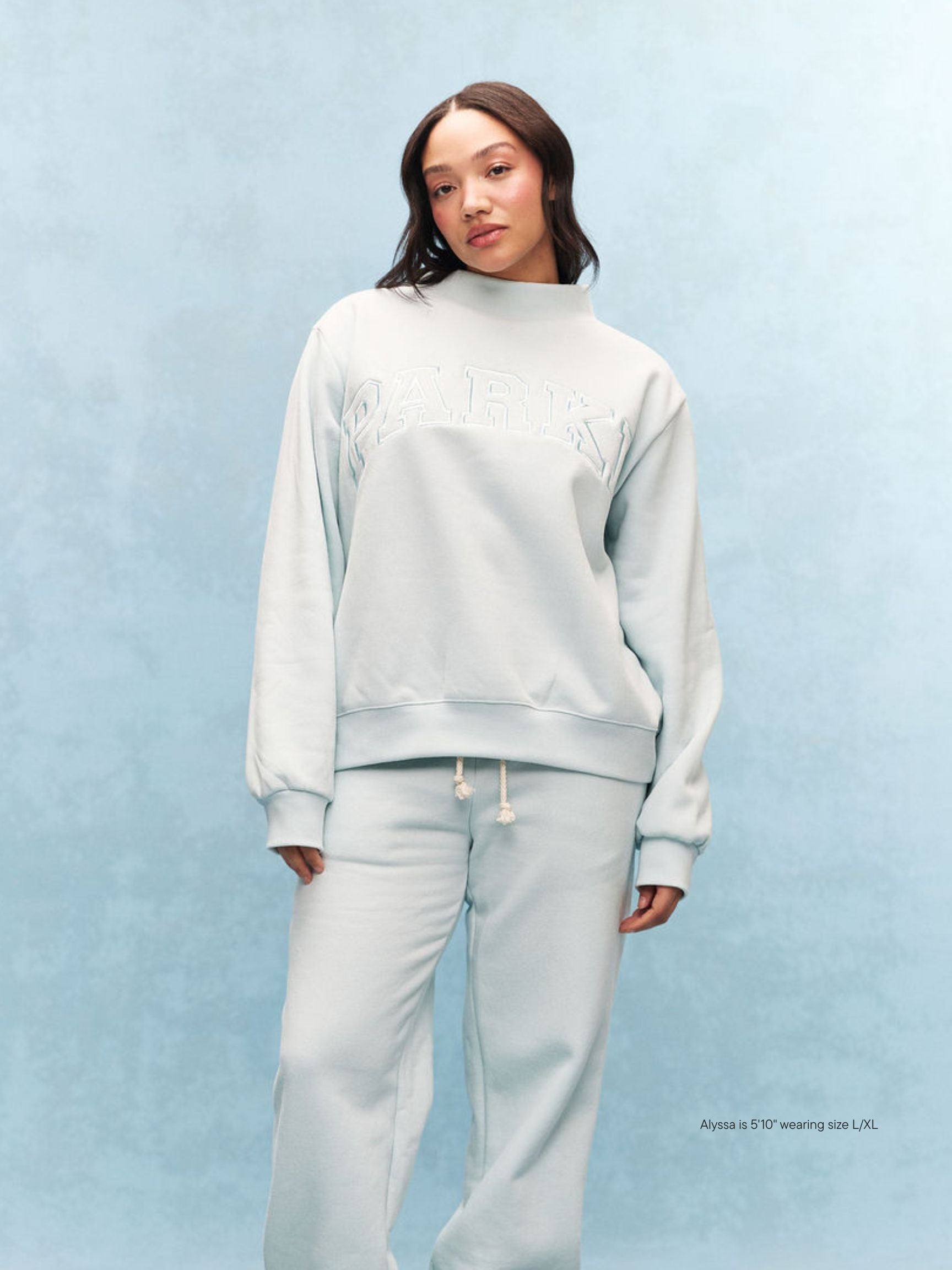 Monochrome Varsity Mockneck