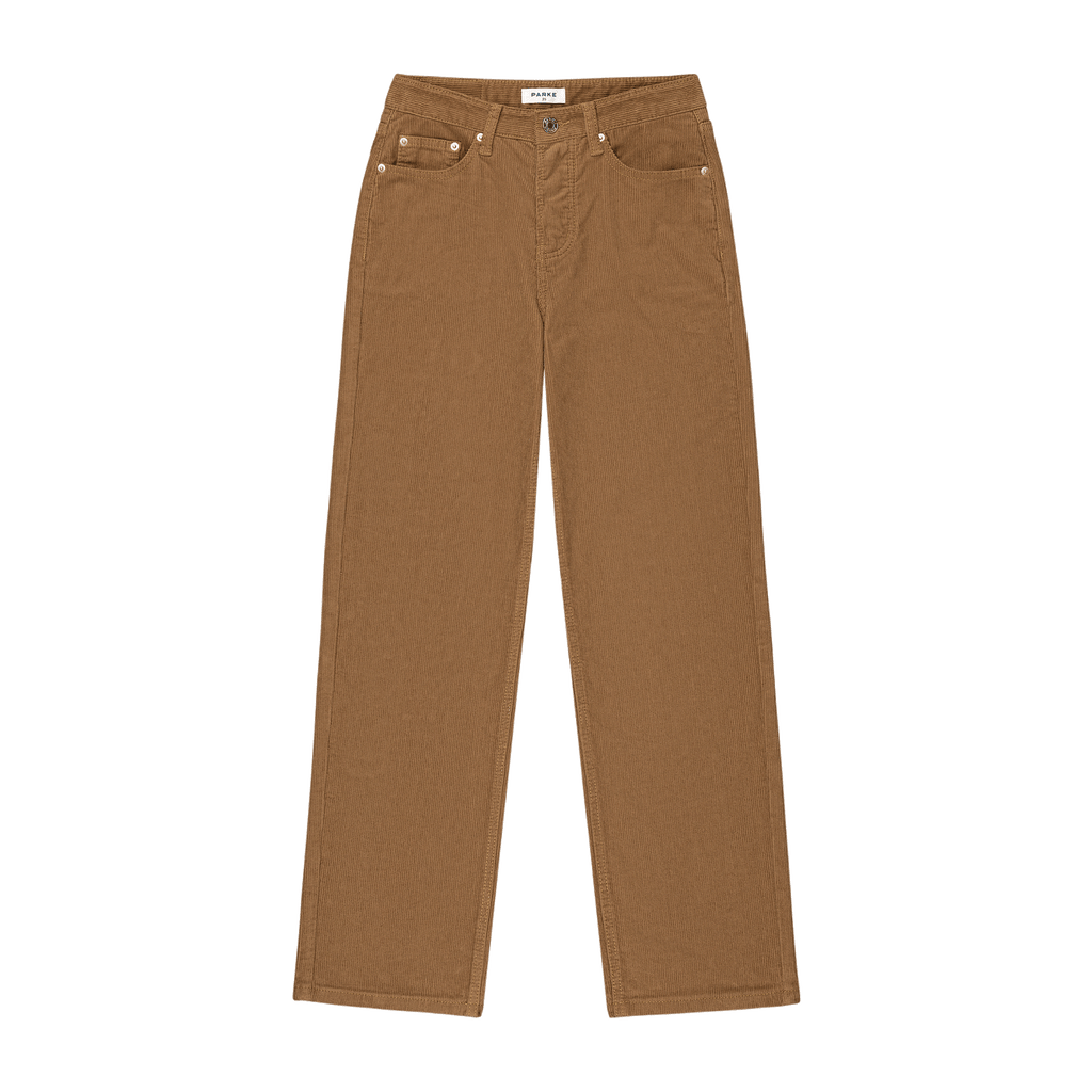 Classic Straight Pants -caramel corduroy