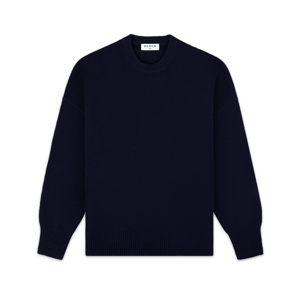 Crewneck Sweater -navy