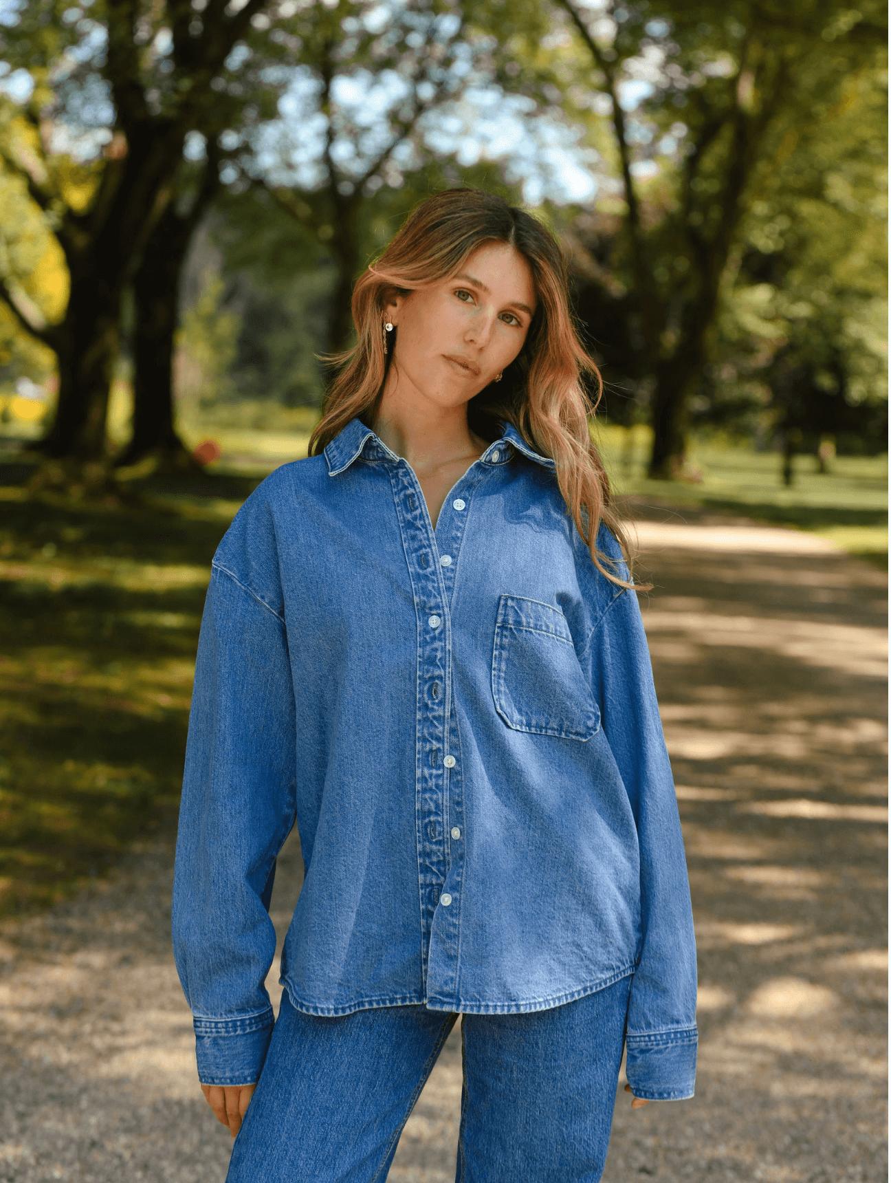 Long Sleeve Denim Shirt