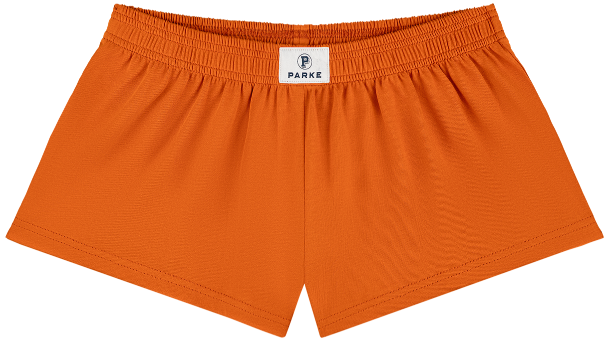 cotton boxer short flat lay -amber