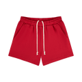 lounge sweatshorts -crimson