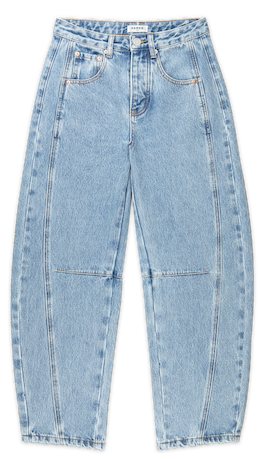 horseshoe jean flat lay -vintage wash