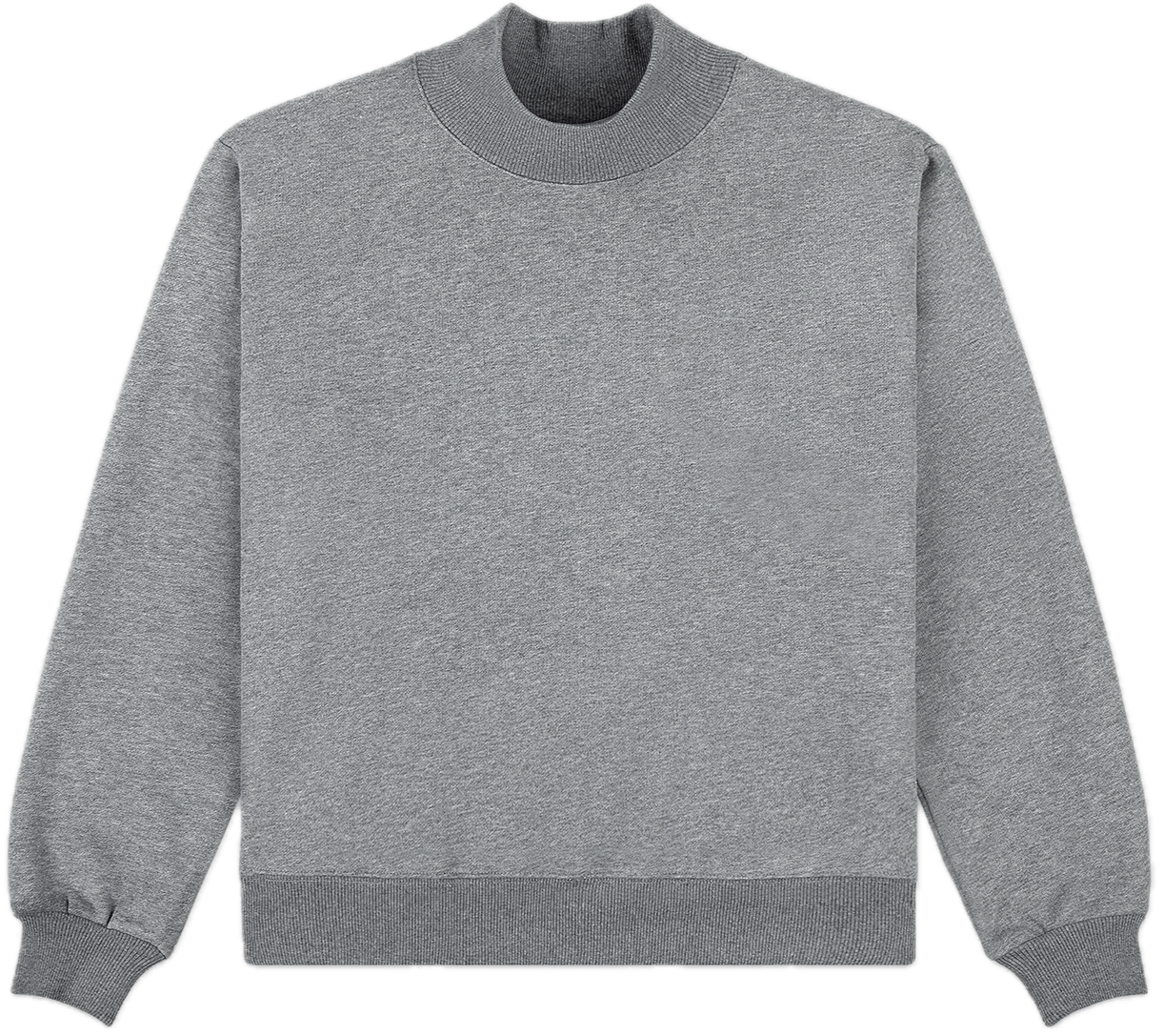 turtleneck sweatshirt flat lay - stormy