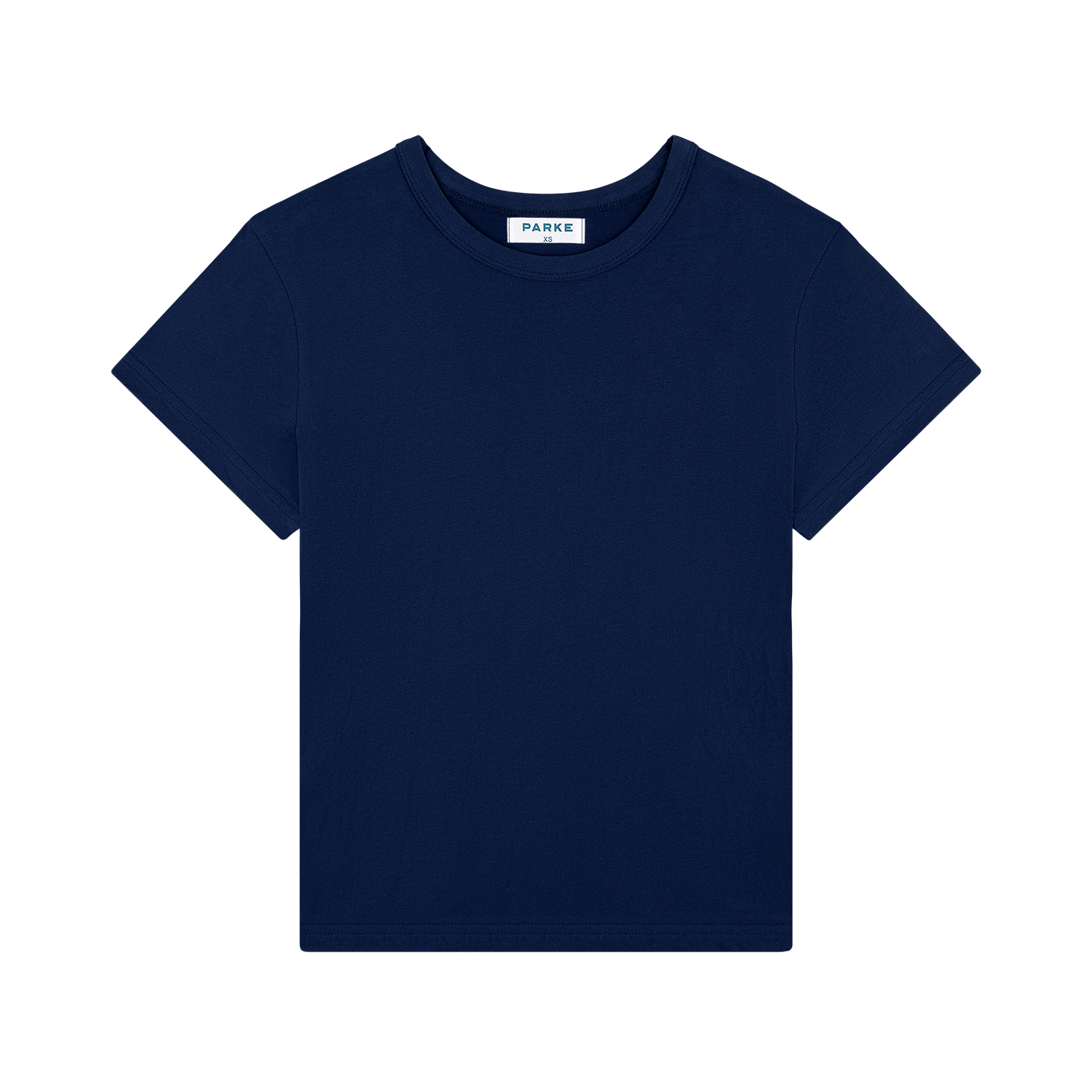 core t-shirt flat lay -navy