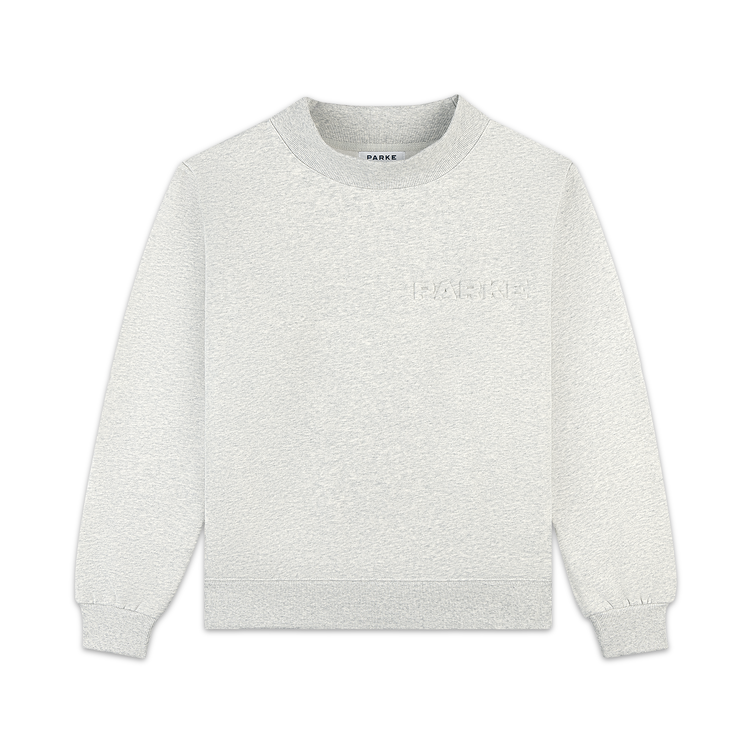 Embossed Mockneck -classic grey